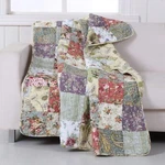 Multicolor Cotton Patchwork Quilted Blanket Soft, Reversible. Fixed Price $33.29.