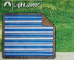 New Lightspeed Outdoors Waterproof Folding Picnic Blue Blanket 4.9 Ft X 5.5. Fixed Price $27.95.