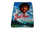 Bob Ross Design Soft And Cozy Throw Size Fleece Plush Blanket 45 X 60 Inches. Fixed Price $34.99.