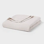 Full/queen Chenille Jacquard Blanket Gray Geo - Threshold. Fixed Price $22.99.
