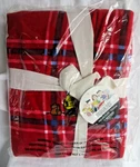 Rare Vtg Peanuts Gang Red Plaid Berkshire Velvetsoft Throw Blanket 55X70". Fixed Price $23.99.