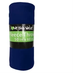 50 X 60 Inch Soft Cozy Fleece Blanket / Throw - Navy Blue. Fixed Price $11.85.