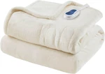 Oversized Heated Plush Blanket - Soft Sherpa, 3 Settings, Auto Shut Off. Fixed Price $111.99.
