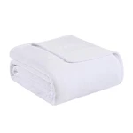 Tommy Bahama King Blanket Ultra Soft Plush 1-PIECE White Microfiber Reversible. Fixed Price $52.64.