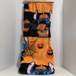 Disney Stitch Pumpkin & Vampire Halloween Plush Throw 60 X 70 Nwt. Fixed Price $38.00.