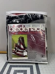 Vtg Nos Biederlack Blanket 60X80 Sierra Pewter Burgundy Southwestern Pattern New. Fixed Price $166.32.