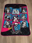 Vintage Monster High Doll Fleece Blanket Throw Mattel 58 X44 Black Pink 2012. Fixed Price $49.00.