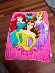 Disney Princess Ariel Belle Rapunzel Pink Plush Fleece Throw Blanket 36X50. Fixed Price $15.99.