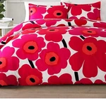 Marimekko Unikko Maija Isola 1964 Full/queen Duvet Cover Set. Fixed Price $134.98.