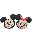 Disney Just Play Mickey And Minnie Mouse Emoji Pillow Plush Stuffed Set. Fixed Price $14.95.