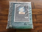Manual Weavers Woven Throw Blanket 100% Cotton Footprints The Sand 60" X 50". Fixed Price $19.00.