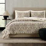Jeremiah Brent Home 3PC Full/queen Floral Geneva' Cotton Comforter Set Green. Fixed Price $39.99.