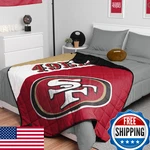 Foco San Francisco 49ERS Nfl Team Color Wordmark Weighted Blanket. Fixed Price $162.79.