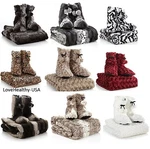 By Adrienne Landau Faux Fur Throw Booties - Pick Color & Size Brand New. Fixed Price $34.95.