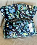 Vera Bradley Cozy Plush Throw Blanket Dreamer Paisley Blue Nwt New Sold Out Htf. Fixed Price $97.50.