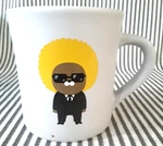 Rare Kakao Friends Jay-g Happy Crying Secret Agent Coffee Mug Cup Haengnam Korea. Fixed Price $26.95.