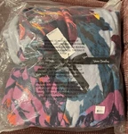 New Vera Bradley Neon Blooms Soft Throw Blanket Bold Floral Bright Flowers. Fixed Price $55.00.