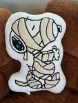 Peanuts Snoopy Cut-out Sherpa Pillow Mummy Adorable Nwt Halloween. Fixed Price $38.99.