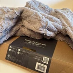 Hyde Lane Luxury Faux Fur Heated Throw Blanket 50X60 Soft Gray Open Box. Fixed Price $53.99.
