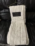 Rachel Roy Luxe Faux Fur Throw Blanket 50" 70" Reversible To Mink Ivory. Fixed Price $89.99.