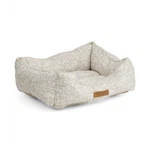 Laura Ashley Beige White Floral Cotton Hunter Hill Pet Bed Reversible Washable. Fixed Price $78.00.