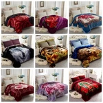 2-PLY Korean Mink Thick Soft Warm Queen King Size Animal/floral Blankets. Fixed Price $47.60.