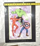 Disney Parks Marvel Avengers Art Print Sara Pichelli Hulk Iron Man Captain.... Fixed Price $35.95.