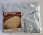 Plymouth Blanket By Cannon Lt Blue 72X90 Vintage 100% Poly, Nylon Binding. Fixed Price $24.95.