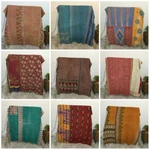 Indian Kantha Quilt Vintage Blanket Reversible Handmade Wholesale Lot 1 Pc Throw. Fixed Price $35.56.