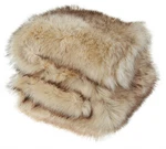 Ballard Designs Lush Fox Faux Fur Throw Blanket 50" 70" Thick Heavy Beautiful!. Fixed Price $116.99.