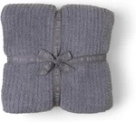 Barefoot Dreams - Cozychic Ribbed Blanket, Graphite, Queen Size. Fixed Price $109.99.
