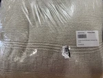 Pottery Barn Arden Solid Knit Blanket 88 X 96" Oatmeal New. Fixed Price $86.25.