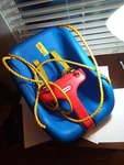Little Tikes -in- Snug 'n Secure Swing Blue (642456) (AA-1). Fixed Price $26.61.