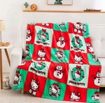Hello Kitty Sanrio Christmas Holiday Hugs Silk Touch Throw Blanket 50 X70. Fixed Price $31.48.