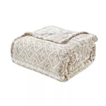 Tala Plazatex Printed Luxurious Ultra Soft Lightweight Blanket, 90X90 - Beige. Fixed Price $63.16.
