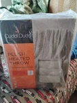 Brand New Cuddl Duds Plush Heated Throw Electric Blanket 50X60 Mineral Gray. Fixed Price $100.00.