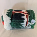American Eagle Outfitters Aeo Sherpa Fleece Blanket White Green Multicolor New. Fixed Price $16.22.