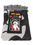 Betty Boop Woven Throw Blanket 46" 60" Love & Kisses Blowing New. Fixed Price $54.95.