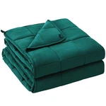Yescool Weighted Blanket For Adults 20 Lbs, 60 X 80 Dark Green Cooling Hea.... Fixed Price $160.69.