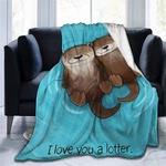 Carwayii Otter Blanket Sea Gifts For Women Kids Lightweight Air Condit. Fixed Price $36.95.