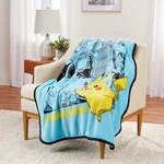 Pokemon Kids Silky Soft Throw, Blue Pikachu, 40 X 50 In. Fixed Price $16.97.