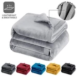 Large Plush Fleece Throw Super Soft Reversible Twin Queen Size Sofa Bed Blankets. Fixed Price $17.84.