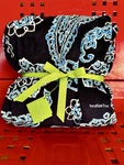 Vera Bradley Plush Throw Blanket Bandana Blues Paisley Rare Nwt New Sealed. Fixed Price $89.50.