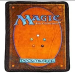 Bioworld Magic: Gathering Card Back Plush Throw Blanket New With Tags. Fixed Price $19.00.