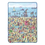 Waldo Collectibles Where On The Beach Fleece Throw Blanket 45 X 60. Fixed Price $31.27.