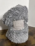 Ulta Beauty Grey Ultra Soft Plush Throw Cozy Blanket Faux Fur 50" 60 New. Fixed Price $20.00.