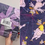 2025 Disney World Epcot 80S Figment All Over Print Throw Blanket * Sealed Bag. Fixed Price $80.00.