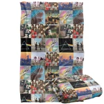 Pink Floyd Album Covers Grid Pattern Silky Touch Throw Blanket. Fixed Price $53.99.