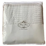 Pom At Home Vancouver Coverlet/blanket White Queen 100% Cotton-nwt-. Fixed Price $205.50.