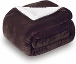 Sochow Sherpa Fleece Throw Blanket, Reversible Super Soft Luxurious Plush. Fixed Price $50.25.